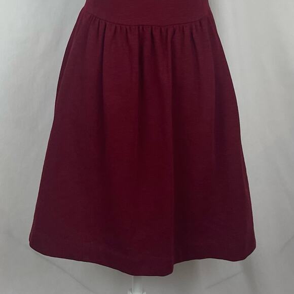 J Crew Brick Red Fit & Flare Career Office To Date Night  Dress Size XS - Picture 4 of 12